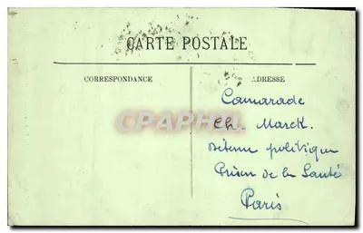 Marseille — A Fonte Cantini (Detalhe) — O Ródano — LL — Verso