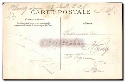 Marsylija — Katedra i wejście do portu — Wydawca G.D. nr 48 — Rewers