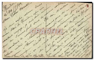 Fontaine Cantini — Marselha — editor desconhecido, número de série não visível — Verso