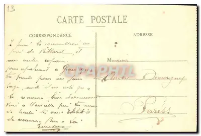 Marsylija — Plac Bourse — EL. nr 405 — Rewers