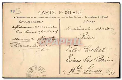 Marseille. 6e - Weg van de Corniche - Wijk van het Vallon de l'Oriol — Achterkant