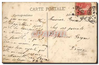 Marselha — Place d'Afrique e Bassin de la Joliette — EL, n° 160 — Verso