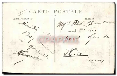 Marselha - Cours du Chapitre - Fontaine des Danaïdes (Motivo principal) — Edição das Novas Galerias — Verso