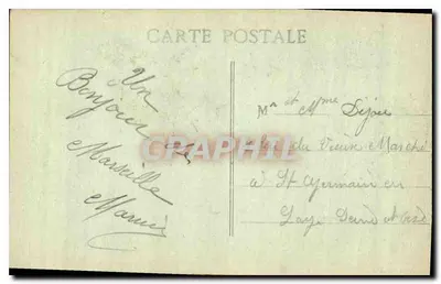 Marselha - Quai des Belges - C.M. — Verso
