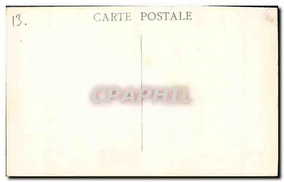 Marselha — Quai dos Belgas e a Canebière — G. de Navegação Mista — Verso