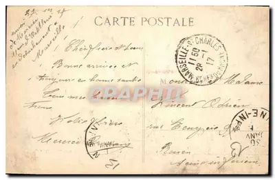 Marseille — De Kathedraal — ZZ. — Uitgever ZZ, n° 49 — Achterkant