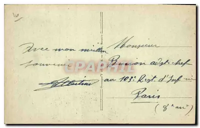 Marselha — Monument dos Mobiles e a Igreja dos Reformados — Verso
