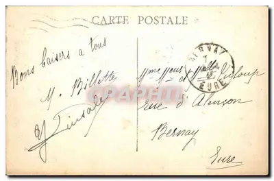 Marseille — The Quay of the Port and Rue de la République — Publisher not visible — Back