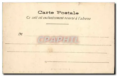 O Forte Saint Jean — Marselha — Fototipo F. Chenoz — Verso