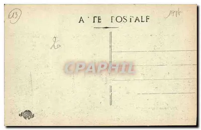 Marseille — Rue de la République com o cinema Matographe — editor desconhecido — Verso