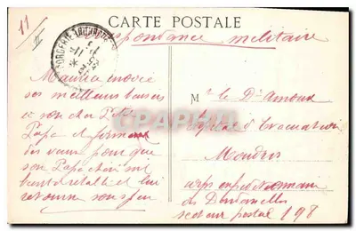 Marseille — A Bolsa e Câmara de Comércio — Editor EL. — Verso
