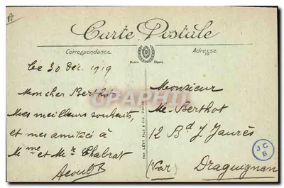Marselha — O Cais do Porto — LL. — Editor LL. — Verso