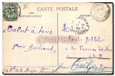 Marseille — La Bourse — ÉL. — Rewers