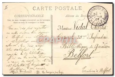 Marseille - De Kerk van Sint Vincent van Paul (De Gereformeerden) — Uitgave van de Samaritaine, n°1 — Achterkant