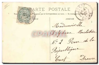 Marseille — Allées des Capucins — wydawca LL — Rewers