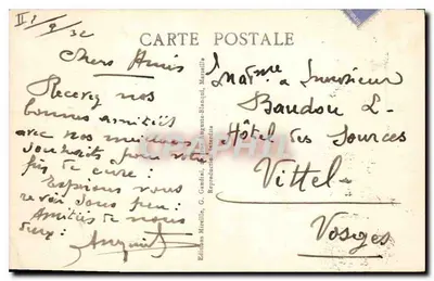 Marseille — Prefektura — Wydawca Mireille, nr 21 — Rewers
