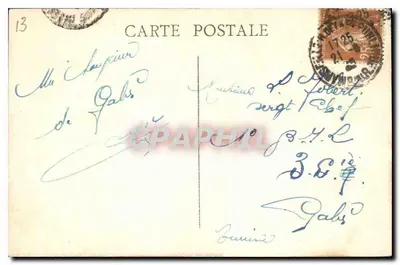 Marseille - N.-D. de la Garde e as Ilhas — Editor não identificado, número de série não visível — Verso