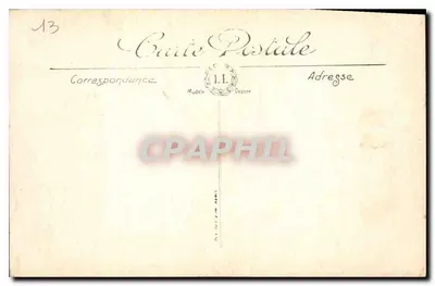 Marseille - Fontaine Cantini e Avenida do Prado — editor L.L. n°318 — Verso