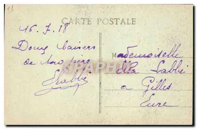 Marseille — Fontaine Cantini — Editor: Carte Postale — Verso
