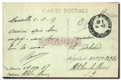 Marselha - Fontaine Cantini - Le Torrent — I.P. — Verso