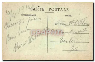 Marseille — Colina de N.-S. da Guarda — editor S. BAHUER, n° XXXIX — Verso