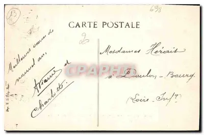 Marseille — Quai Portu — Dzielnica Accoules — B.D. wydawca, n° 1589 — Rewers