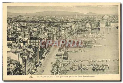 Marselha — Vista geral tirada do Ponte Transbordeur — editor: Atelier des Arts Photographiques, Strasbourg, n° 15