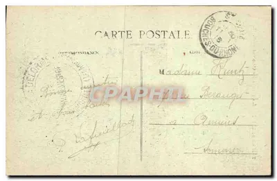 Marselha — A Fonte Cantini — A. C. — Verso