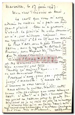 MARSEILLE — Place Castellane — Fontaine Cantini i Prado — Procéa — Rewers