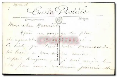Marseille — Zamek If — Zamek-Fort zbudowany przez Franciszka I, który przez długi czas służył jako więzienie państwowo — LL. — Rewers