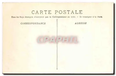 Marseille — Pałac Longchamp — Fototypia L. Dausset, nr 7 — Rewers