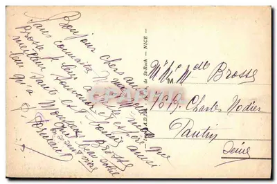 Marseille — Nossa Senhora da Guarda — CPAPHIL n°3260 — Verso