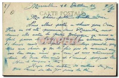 MARSEILLE — Um canto do Vieux-Port — C.M. — Verso