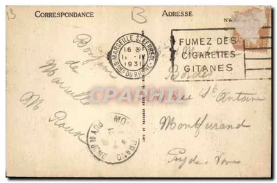 Marseille — Ogólny widok Starego Portu — LL — Rewers