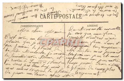 Marseille - Het Tuin van de Kolom — onbekende uitgever, n° 528 — Achterkant