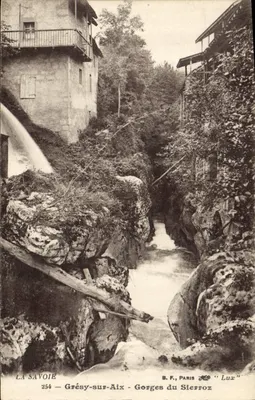 Grésy-sur-Aix — Gorges do Sierroz — B.F., Paris, n° 254