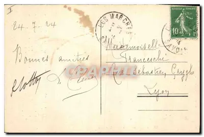 A Lenda de MYANS (Savoie) — L. Blanc, Montmédián, n° 250 — Verso