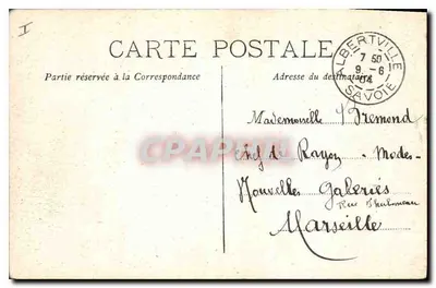 Lago de Annecy — Castillo de Duingt — Edición A. Gardet, n°34 — Reverso