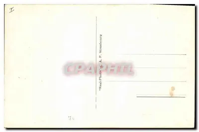 Lac d'Annecy - Veyrier — Vista general y el lago — editor A. P. Strashbourg, n°41 — Reverso