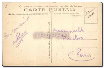 Na trasie z FAYET do CHAMONIX — Most Sainte Marie, Pointe de Platé i Fiz — L. Morand, fot. - wyd. (Haute-Savoie) — Rewers