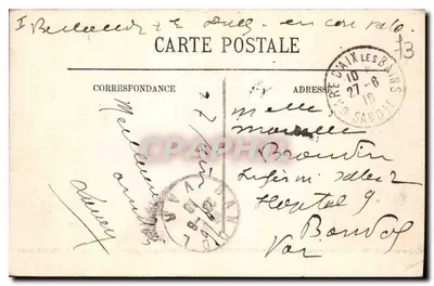 Aix-les-Bains — Ogólny widok i jezioro Bourget — L.L. n°94 — Rewers