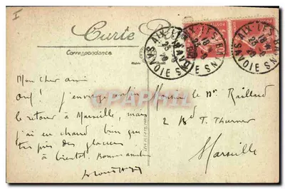 AIX-LES-BAINS — El Gran Círculo — El Café — El Gran Club — LL. — Reverso