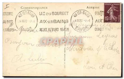 AIX-LES-BAINS - Villa des Fleurs - L. L. — Reverso