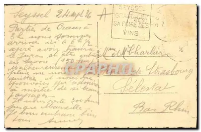 Góry Fier — Przepaści — Okolice Seysssel — Fot. C. Pépin — Rewers