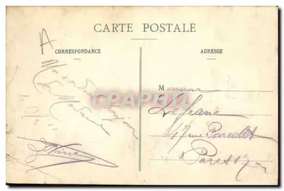 L'Arc perto de MODANE — vista do ponte e do curso d'água — Editor L. Bompard, n° 2661 — Verso