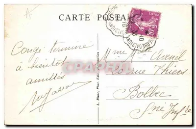 Tarjeta postal antigua Massif de la Vanoise — vista de Belle Côte — Savoie Tourisme, n°927 — Reverso