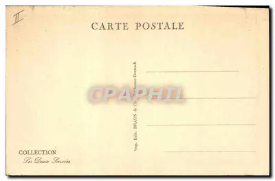 Annecy — As arcadas da rue de l'Isle — editor Braun & Cie, Dornach — Verso