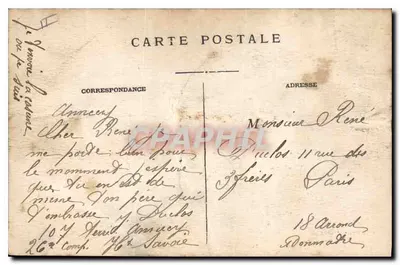 Annecy — El Puerto y el Castillo — A. Gardet - Anneoy, n°52 — Reverso