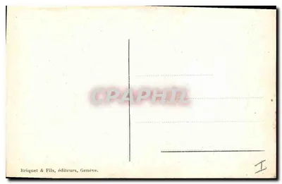 Zamek w Monnetier — Widok panoramiczny — B. & F. 6053 — Rewers