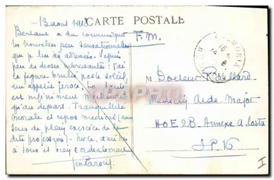 Chamonix i Mont Blanc — widok panoramiczny — A. Gardet • Annecy, nr 911 — Rewers